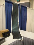 A flexible solar panel